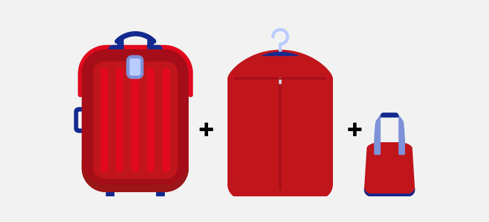 Qantas international carry on cheap luggage size